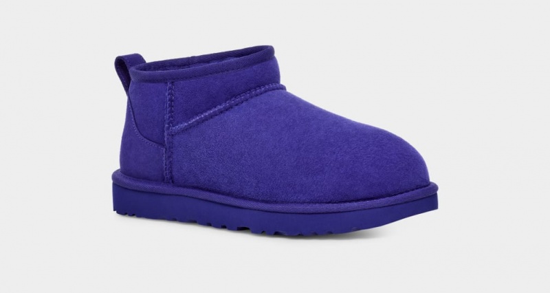 Kozaki Damskie Ugg Klasyczne Ultra Mini Niebieskie | AOS-674392