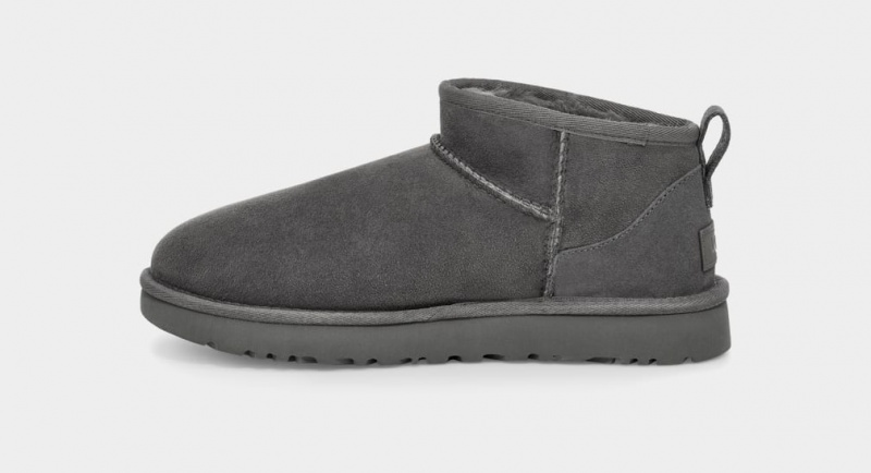 Kozaki Damskie Ugg Klasyczne Ultra Mini Szare | BPF-453182