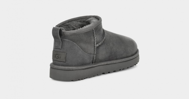 Kozaki Damskie Ugg Klasyczne Ultra Mini Szare | BPF-453182