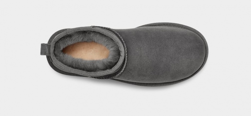 Kozaki Damskie Ugg Klasyczne Ultra Mini Szare | BPF-453182