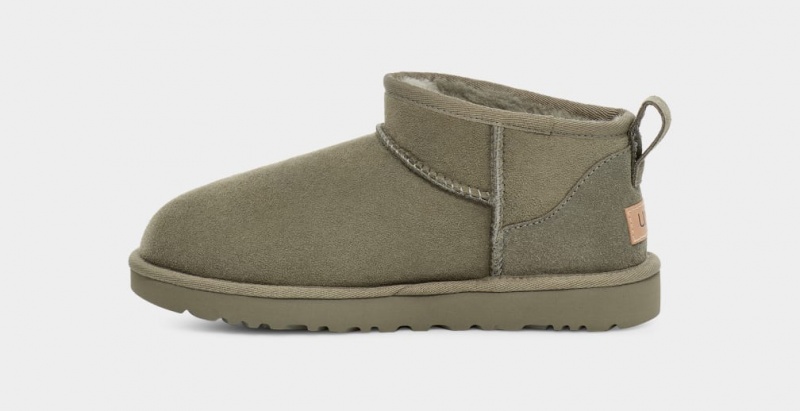 Kozaki Damskie Ugg Klasyczne Ultra Mini Zielone | WRI-065943