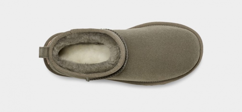 Kozaki Damskie Ugg Klasyczne Ultra Mini Zielone | WRI-065943