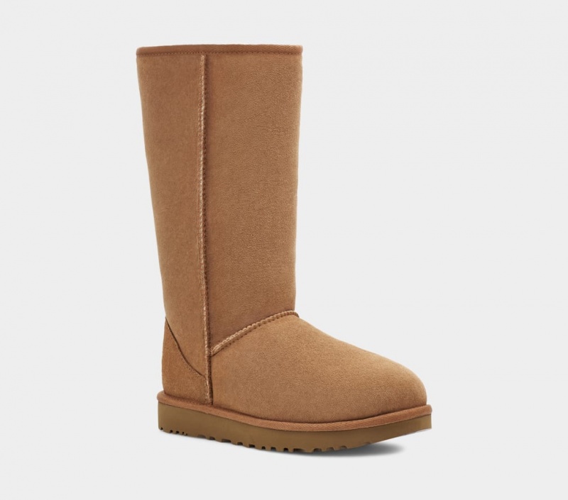 Kozaki Damskie Ugg Klasyczne Wysokie II Brązowe | MLX-872501