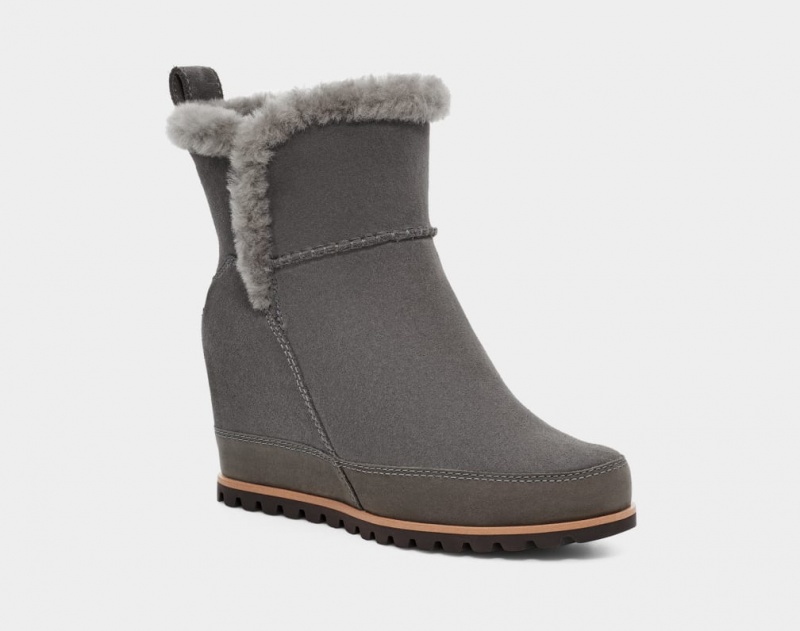 Kozaki Damskie Ugg Malvella Szare | QIR-593674