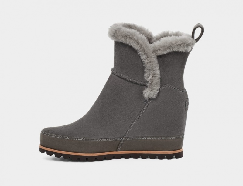 Kozaki Damskie Ugg Malvella Szare | QIR-593674