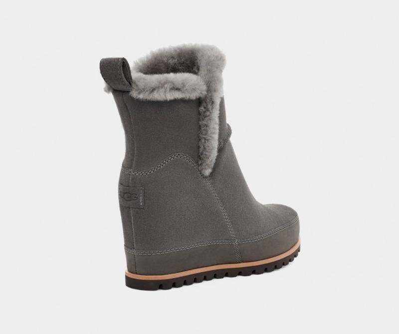 Kozaki Damskie Ugg Malvella Szare | QIR-593674