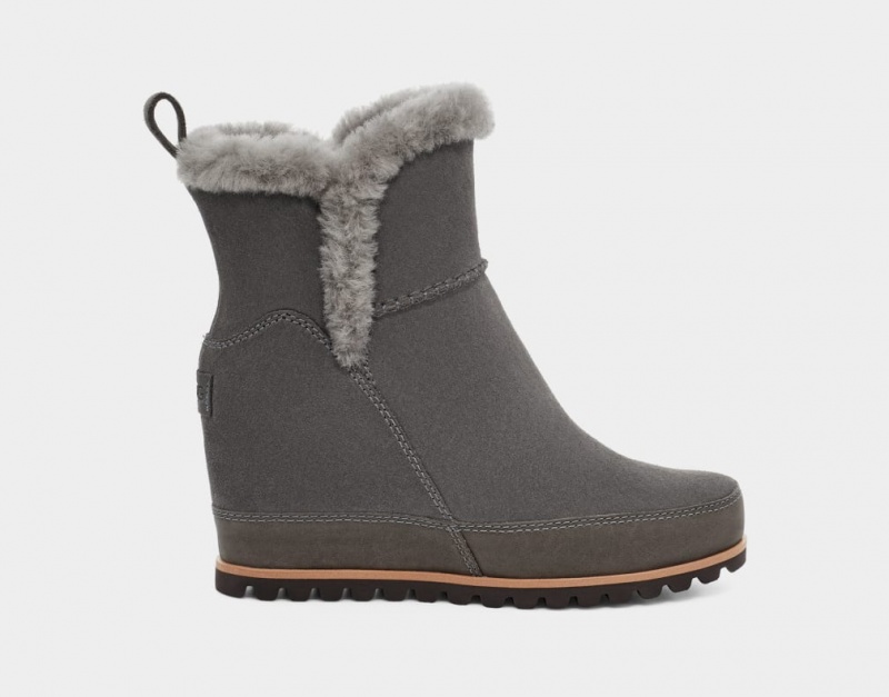 Kozaki Damskie Ugg Malvella Szare | QIR-593674