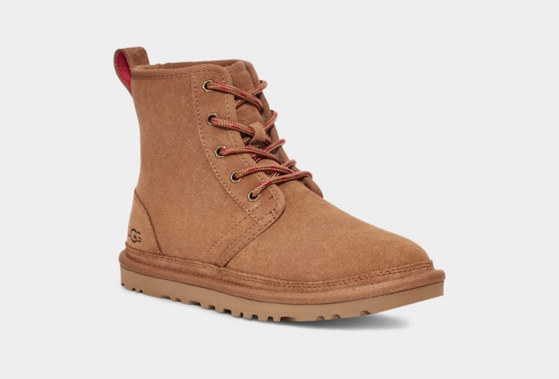 Kozaki Damskie Ugg Neumel High Brązowe | LIG-714306