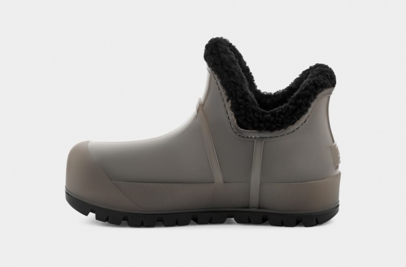 Kozaki Damskie Ugg Raincloud Clear Czarne | EUA-851296