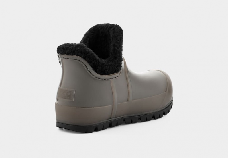 Kozaki Damskie Ugg Raincloud Clear Czarne | EUA-851296