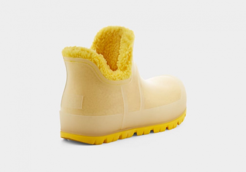 Kozaki Damskie Ugg Raincloud Clear Żółte | YOW-932764