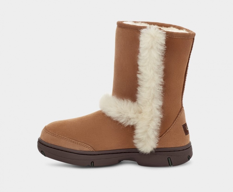 Kozaki Damskie Ugg Sunburst Brązowe | CWO-726543