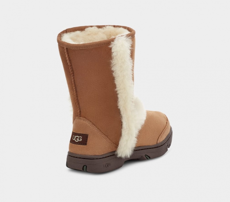 Kozaki Damskie Ugg Sunburst Brązowe | CWO-726543