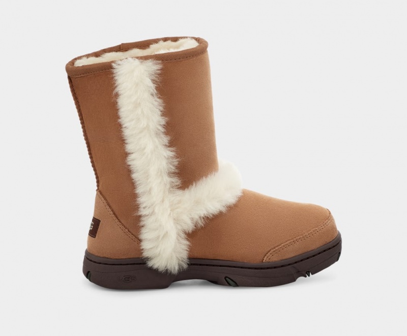 Kozaki Damskie Ugg Sunburst Brązowe | CWO-726543