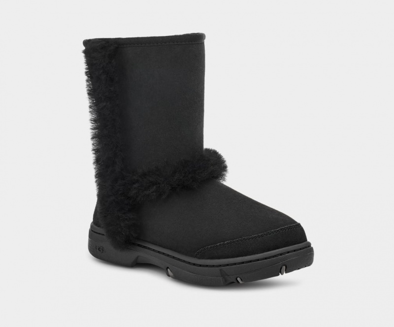 Kozaki Damskie Ugg Sunburst Czarne | NGY-793815