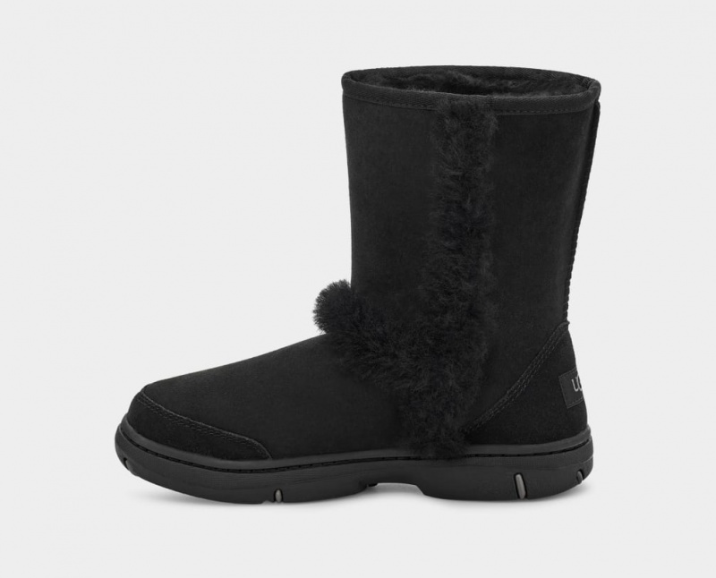 Kozaki Damskie Ugg Sunburst Czarne | NGY-793815