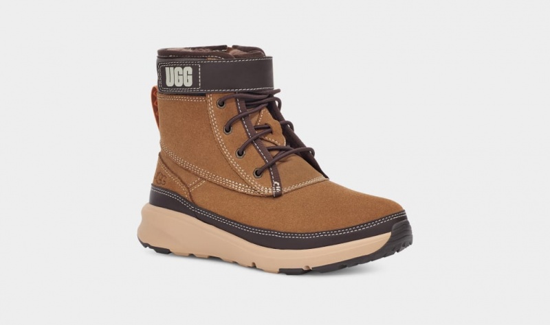 Kozaki Dziecięce Ugg Arren Weather Brązowe | PZE-098542