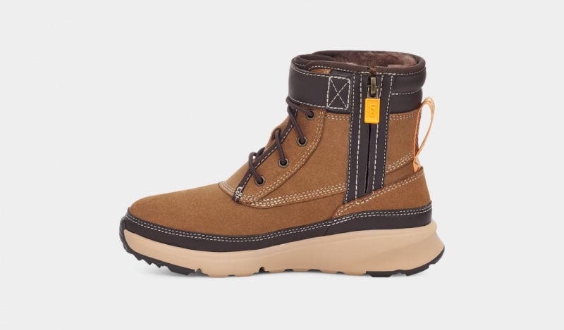 Kozaki Dziecięce Ugg Arren Weather Brązowe | PZE-098542