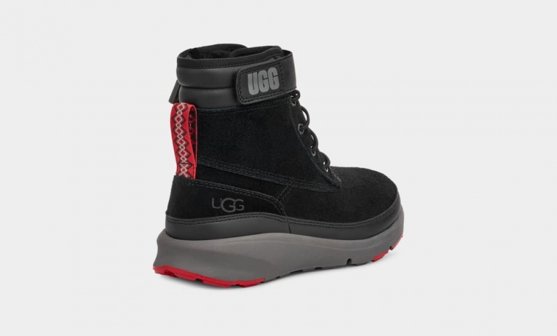 Kozaki Dziecięce Ugg Arren Weather Czarne | QOX-721309