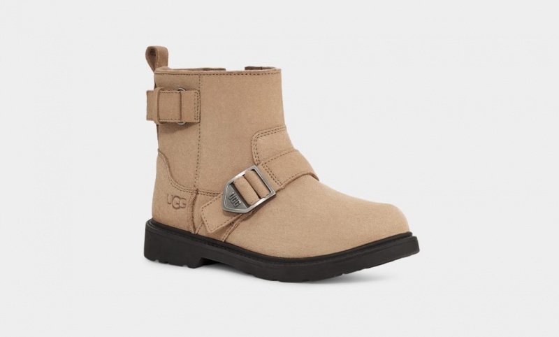 Kozaki Dziecięce Ugg Ashton Weather Brązowe | VML-857160