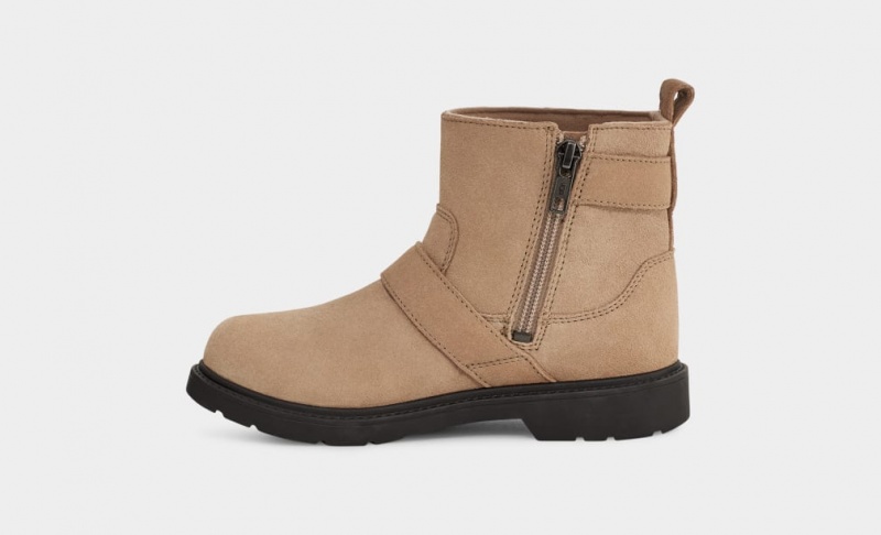 Kozaki Dziecięce Ugg Ashton Weather Brązowe | VML-857160