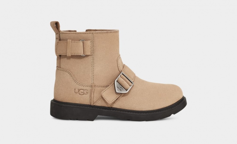 Kozaki Dziecięce Ugg Ashton Weather Brązowe | VML-857160