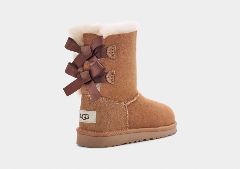 Kozaki Dziecięce Ugg Bailey Bow II Brązowe | HDC-389057