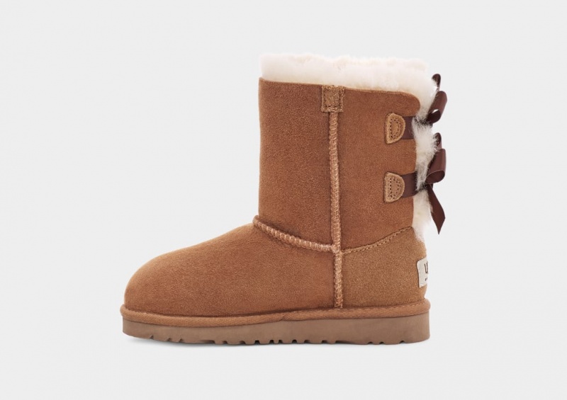 Kozaki Dziecięce Ugg Bailey Bow II Brązowe | HDC-389057