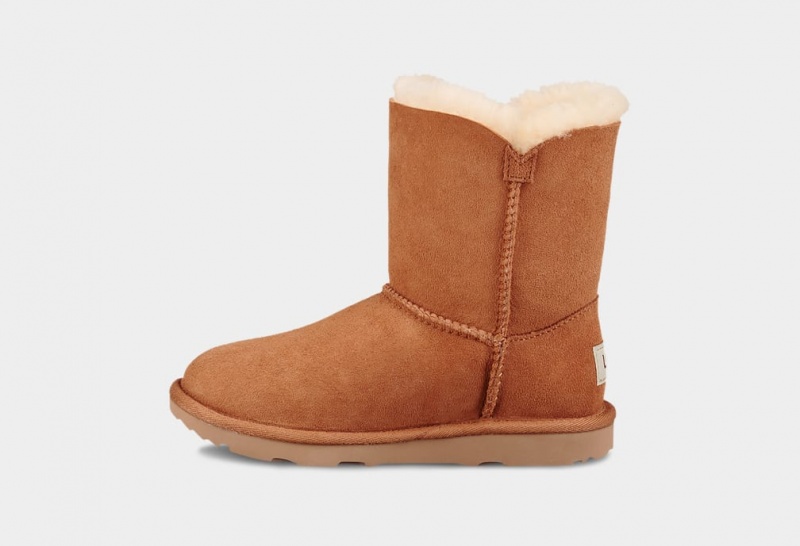 Kozaki Dziecięce Ugg Bailey Button II Brązowe | FVB-750128