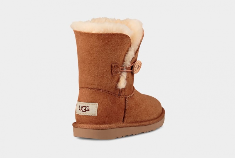 Kozaki Dziecięce Ugg Bailey Button II Brązowe | FVB-750128