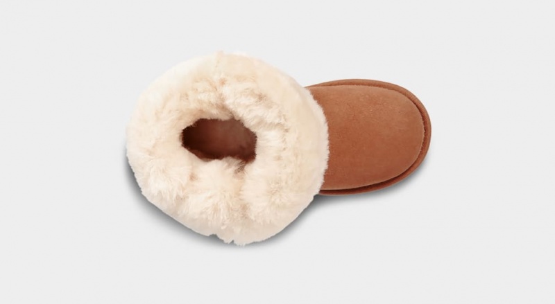 Kozaki Dziecięce Ugg Bailey Button II Brązowe | FVB-750128