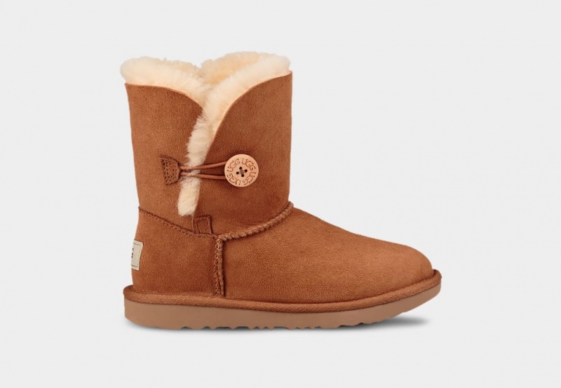 Kozaki Dziecięce Ugg Bailey Button II Brązowe | FVB-750128