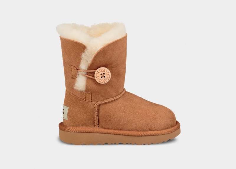 Kozaki Dziecięce Ugg Bailey Button II Brązowe | KQS-592476