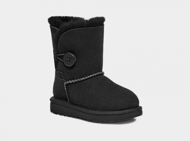 Kozaki Dziecięce Ugg Bailey Button II Czarne | QAG-157943