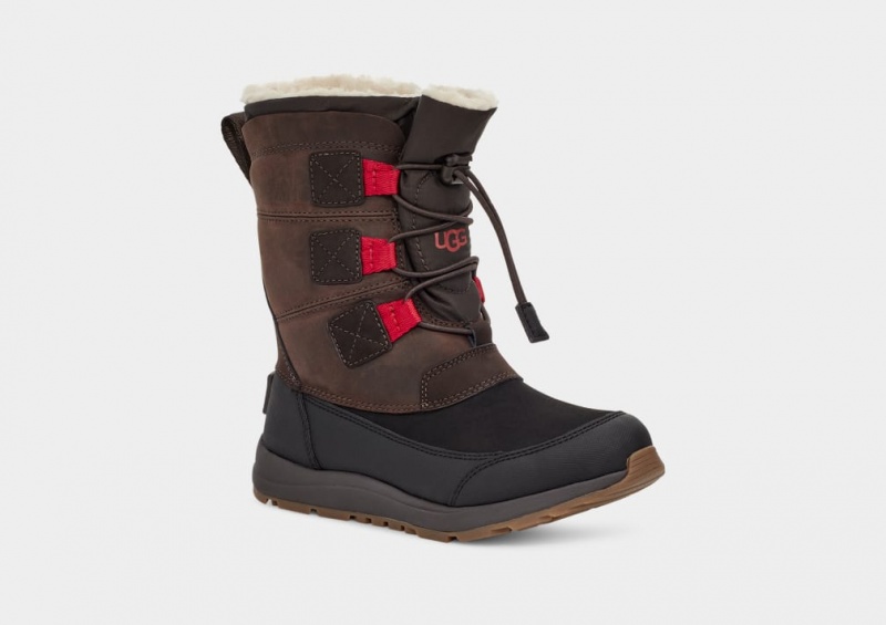 Kozaki Dziecięce Ugg Bellemore Weather Brązowe | WGH-389140