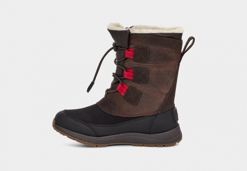 Kozaki Dziecięce Ugg Bellemore Weather Brązowe | WGH-389140