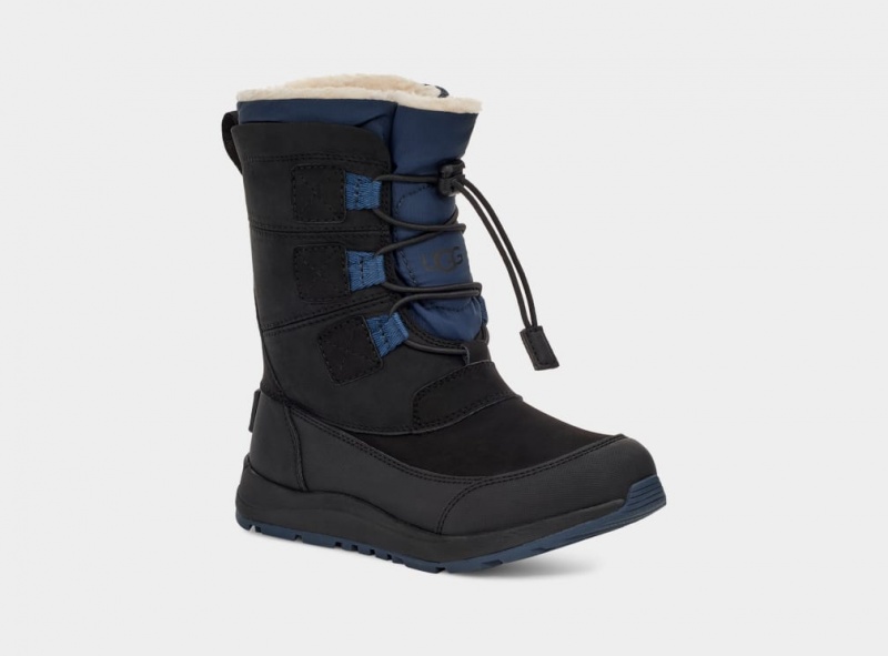 Kozaki Dziecięce Ugg Bellemore Weather Czarne | UVO-065249