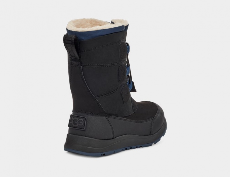 Kozaki Dziecięce Ugg Bellemore Weather Czarne | UVO-065249