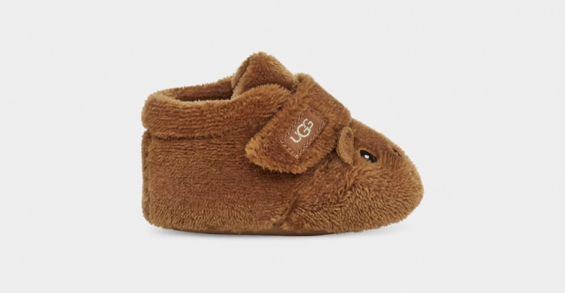 Kozaki Dziecięce Ugg Bixbee And Lovey Bear Stuffie Brązowe | AJS-104652