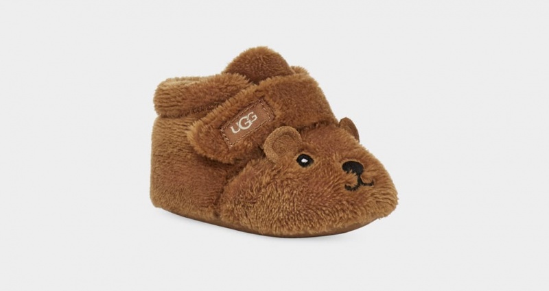 Kozaki Dziecięce Ugg Bixbee And Lovey Bear Stuffie Brązowe | AJS-104652