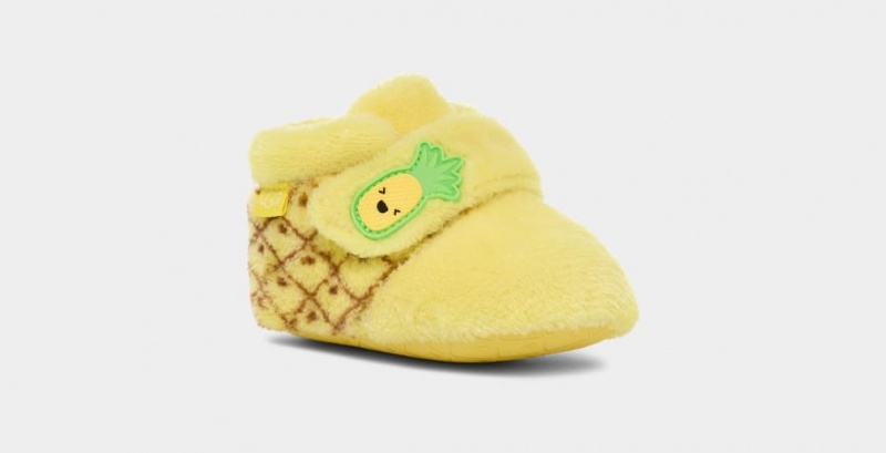 Kozaki Dziecięce Ugg Bixbee Pineapple Stuffie Żółte | VDT-863092