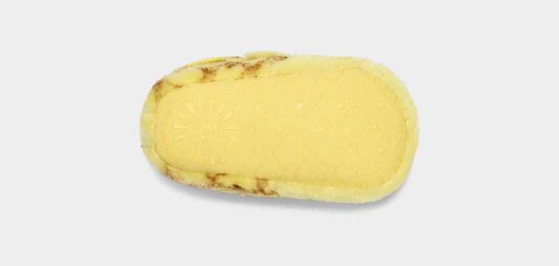 Kozaki Dziecięce Ugg Bixbee Pineapple Stuffie Żółte | VDT-863092