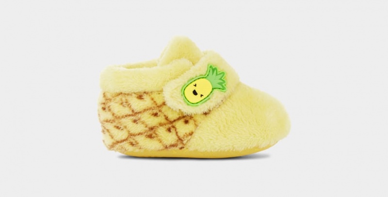 Kozaki Dziecięce Ugg Bixbee Pineapple Stuffie Żółte | VDT-863092