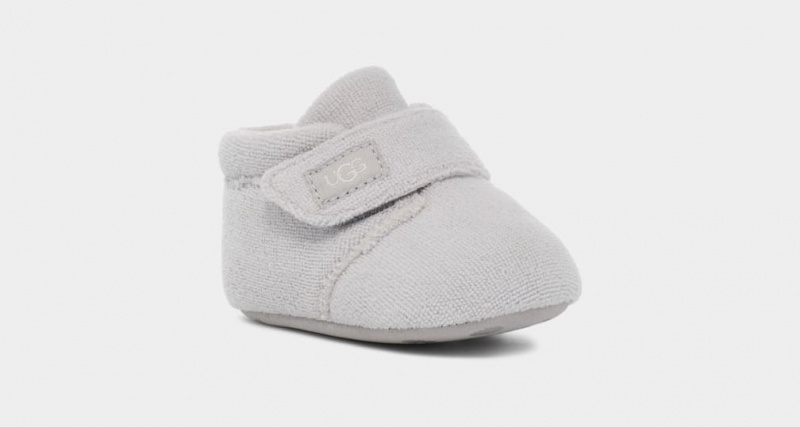 Kozaki Dziecięce Ugg Bixbee Terry Srebrne | APV-714062