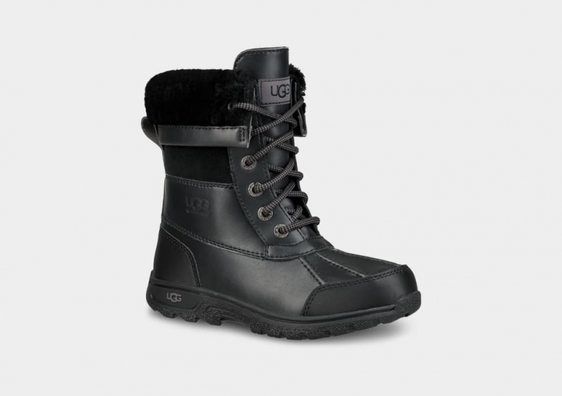 Kozaki Dziecięce Ugg Butte II CWR Czarne | BMY-165920