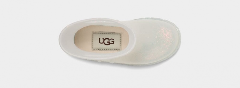 Kozaki Dziecięce Ugg Drizlita Glitter Białe | QXD-379064