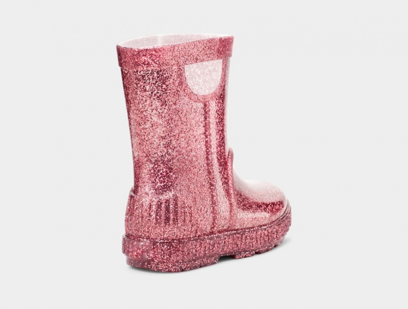 Kozaki Dziecięce Ugg Drizlita Glitter Różowe | AND-742830