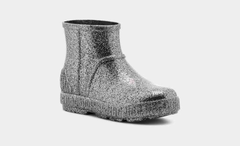 Kozaki Dziecięce Ugg Drizlita Glitter Szare | PLF-436015