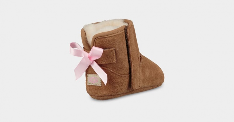 Kozaki Dziecięce Ugg Jesse Bow II Brązowe | HID-762840