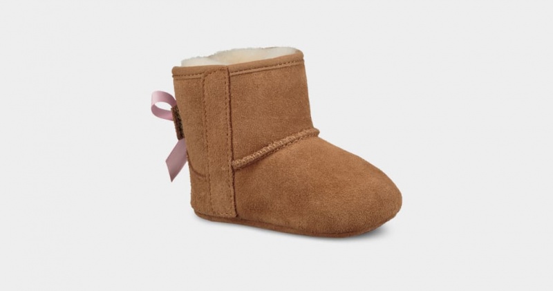 Kozaki Dziecięce Ugg Jesse Bow II Brązowe | HID-762840